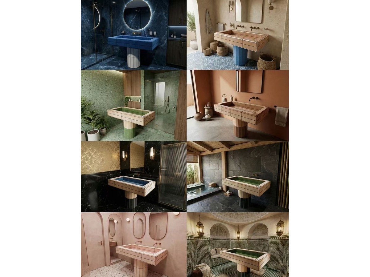 Maiolica Vanity